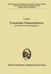 Bild vom Artikel Evolutionäre Erkenntnistheorie vom Autor H. Mohr