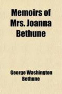 Produktbild: Memoirs of Mrs. Joanna Bethune