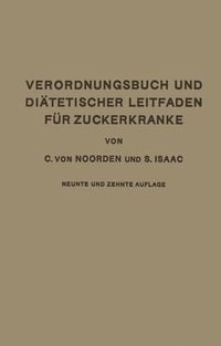 Produktbild: Verordnungsbuch und Di&auml;tetischer Leitfaden f&uuml;r Zuckerkranke mit 173 Kochvorschriften