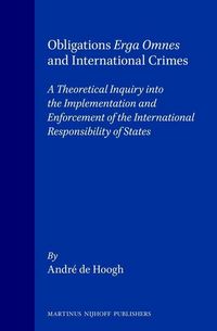 Produktbild: Obligations Erga Omnes and International Crimes