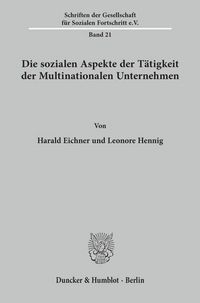 Produktbild: Die sozialen Aspekte der T&auml;tigkeit der Multinationalen Unternehmen.