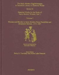 Produktbild: Martin, R: Women and Murder in Early Modern News Pamphlets a