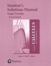 Produktbild: Hass, J: Student Solutions Manual for Thomas' Calculus