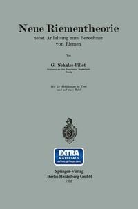 Produktbild: Neue Riementheorie