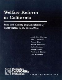 Produktbild: Welfare Reform in California