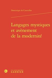 Produktbild: Langages Mystiques et Avenement de la Modernite