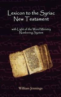Produktbild: Lexicon to the Syriac New Testament