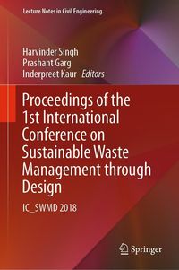 Produktbild: Proceedings of the 1st International Conference on Sustainable Waste Management through Design