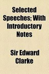Produktbild: Selected Speeches; With Introductory Notes