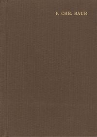 Produktbild: Ferdinand Christian Baur: Ausgew&auml;hlte Werke / 5 B&auml;nde