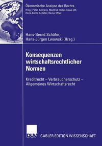 Produktbild: Konsequenzen wirtschaftsrechtlicher Normen