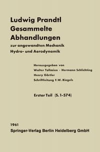 Produktbild: Ludwig Prandtl Gesammelte Abhandlungen