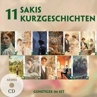 Produktbild: 11 Sakis Kurzgeschichten (11 B&uuml;cher + Audio-CDs) - Frank-Lesemethode - Kommentierte zweisprachige Ausgabe Englisch-Deutsch