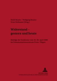 Produktbild: Widerstand &ndash; gestern und heute