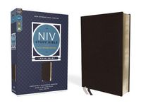 Produktbild: NIV Study Bible, Fully Revised Edition, Large Print, Bonded Leather, Black, Red Letter, Comfort Print
