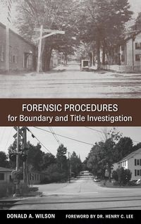 Produktbild: Forensic Procedures for Boundary and Title Investigation
