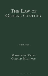 Produktbild: The Law of Global Custody