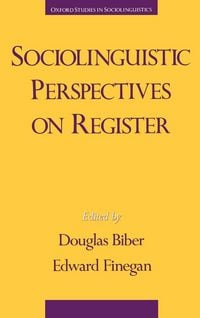 Produktbild: Sociolinguistic Perspectives on Register