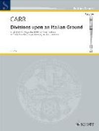 Produktbild: Divisions upon an Italian Ground