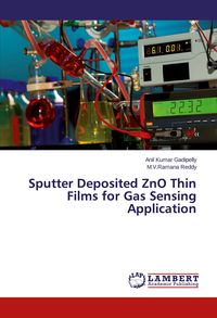 Produktbild: Sputter Deposited ZnO Thin Films for Gas Sensing Application