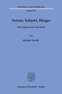 Produktbild: Person, Subjekt, B&uuml;rger.