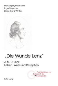 Produktbild: &laquo;Die Wunde Lenz&raquo;