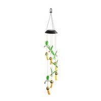 Produktbild: LED Windspiel Mod. Kolibri Solar, mit 6 Glocken, dekorative Gartenbeleuchtung