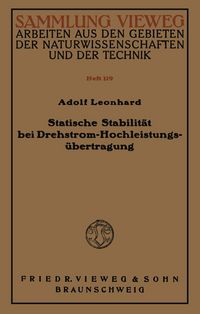 Produktbild: Statische Stabilit&auml;t bei Drehstrom-Hochleistungs&uuml;bertragung