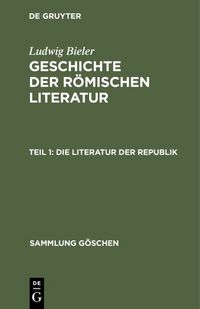 Produktbild: Die Literatur der Republik