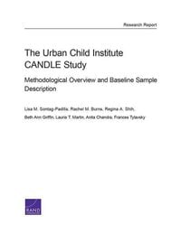 Produktbild: The Urban Child Institute Candle Study: Methodological Overview and Baseline Sample Description
