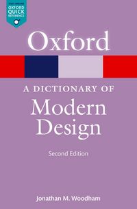 Produktbild: A Dictionary of Modern Design