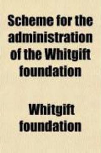 Produktbild: Scheme for the Administration of the Whitgift Foundation