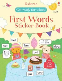 Produktbild: Wood, H: Get Ready for School First Words Sticker Book