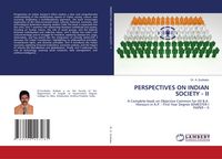 Produktbild: Perspectives On Indian Society - Ii