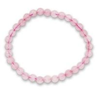 Produktbild: Rosenquarz Edelsteinarmband 6mm, J749-09
