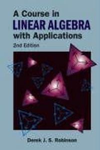 Produktbild: Course in Linear Algebra with Applications, a (2nd Edition)