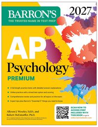 Produktbild: AP Psychology Premium, 2027: Prep Book with 4 Practice Tests + Comprehensive Review + Online Practice