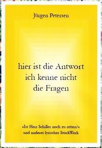 Produktbild: Hier ist die Antwort ich kenne nicht die Fragen