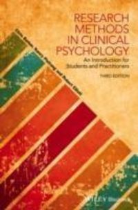 Produktbild: Research Methods in Clinical Psychology