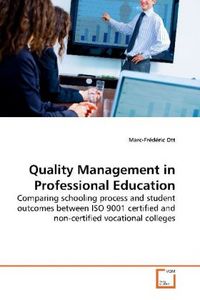 Produktbild: Ott, M: Quality Management in Professional Education