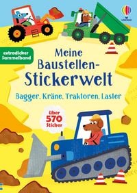 Produktbild: Meine Baustellen-Stickerwelt: Bagger, Kr&auml;ne, Traktoren, Laster