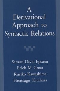 Produktbild: A Derivational Approach to Syntactic Relations