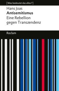 Produktbild: Antisemitismus. Eine Rebellion gegen Transzendenz