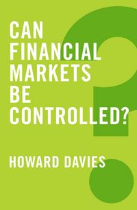 Produktbild: Can Financial Markets Be Controlled?