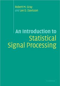 Produktbild: An Introduction to Statistical Signal Processing