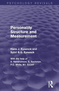 Produktbild: Personality Structure and Measurement (Psychology Revivals)