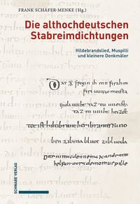 Produktbild: Die althochdeutschen Stabreimdichtungen
