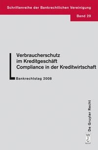 Produktbild: Verbraucherschutz im Kreditgesch&auml;ft - Compliance in der Kreditwirtschaft