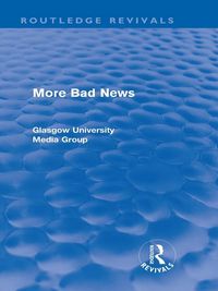 Produktbild: More Bad News (Routledge Revivals)