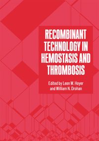 Produktbild: Recombinant Technology in Hemostasis and Thrombosis